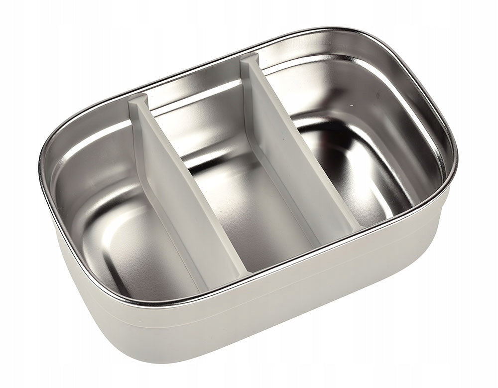 BEABA boîte à déjeuner lunchbox ACIER inoxydable 760ml avec compartiments