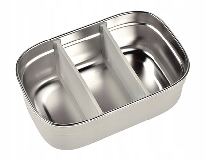 BEABA boîte à déjeuner lunchbox ACIER inoxydable 760ml avec compartiments