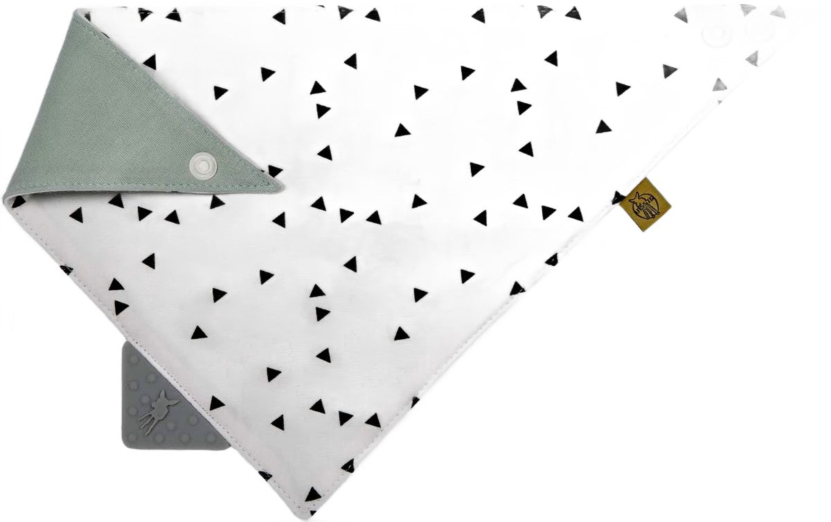 LASSIG bandana z silikonowym gryzakiem 0-12 m