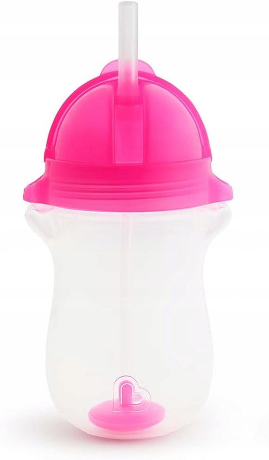 MUNCHKIN Tip&Sip cană anti-vărsare 6luni+ 207ml pai ponderat