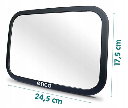 ONCO lusterko samochodowe do obserwacji dziecka 17,5 x 24,5 cm