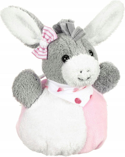 STERNTALER Âne Emmi peluche avec papier bruissant 15 cm