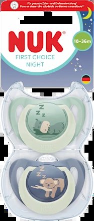 NUK First Choice Night Schnuller 18–36 Mon.