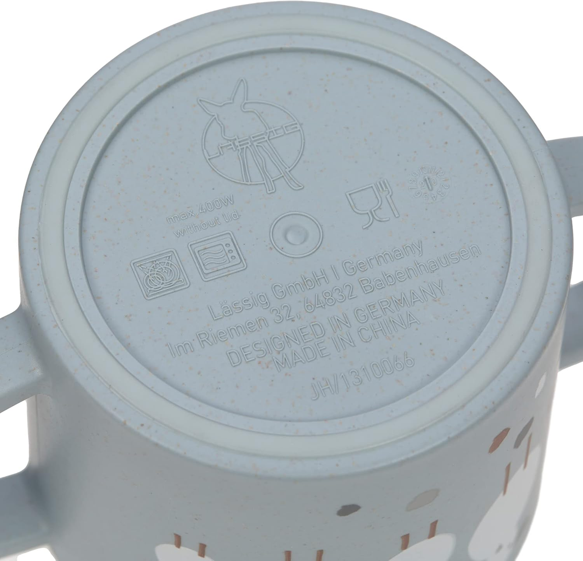 LÄSSIG Sippy Cup Tiny Farmer Sheep csőrös itatópohár 150 ml 6 hónap+