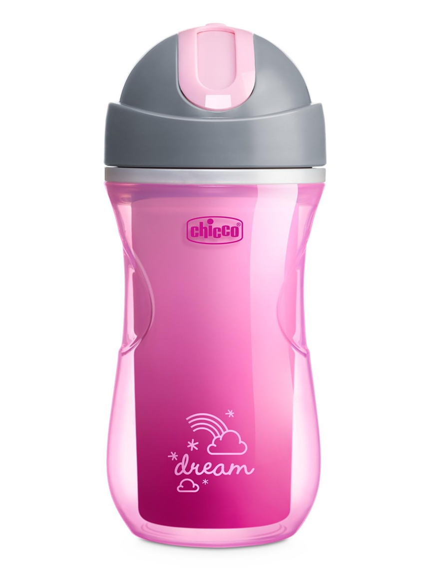 CHICCO Sport Cup kubek niekapek ze słomką 266 ml 14 m+