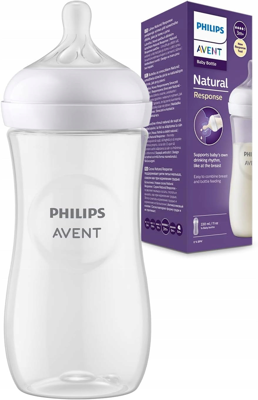 PHILIPS AVENT Biberón Natural RESPONSE 330 ml 3m+