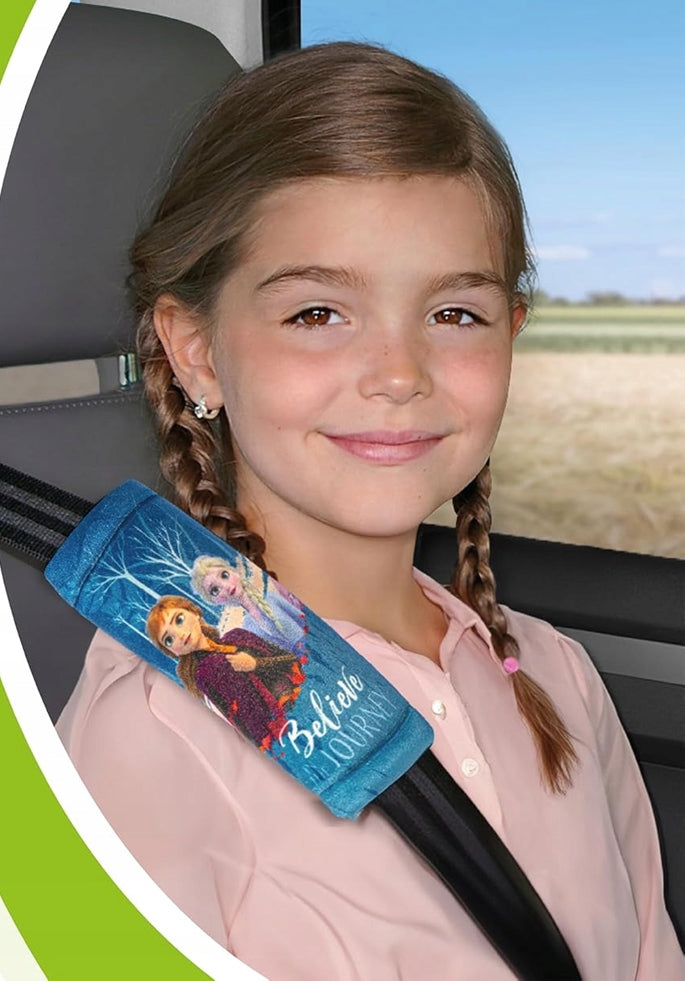 DISNEY Frozen II Elsa and Annacar seat belt coverblue colourlength 18.5 cmmaterials 56% polyester, 44%
