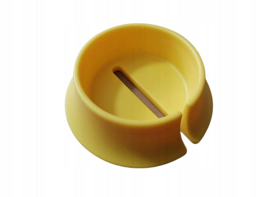 MEDELA okrągła podstawka pod butelkę laktatora, żółta, plastikowa, wolna od BPA, kompatybilna z butelkami Medela
