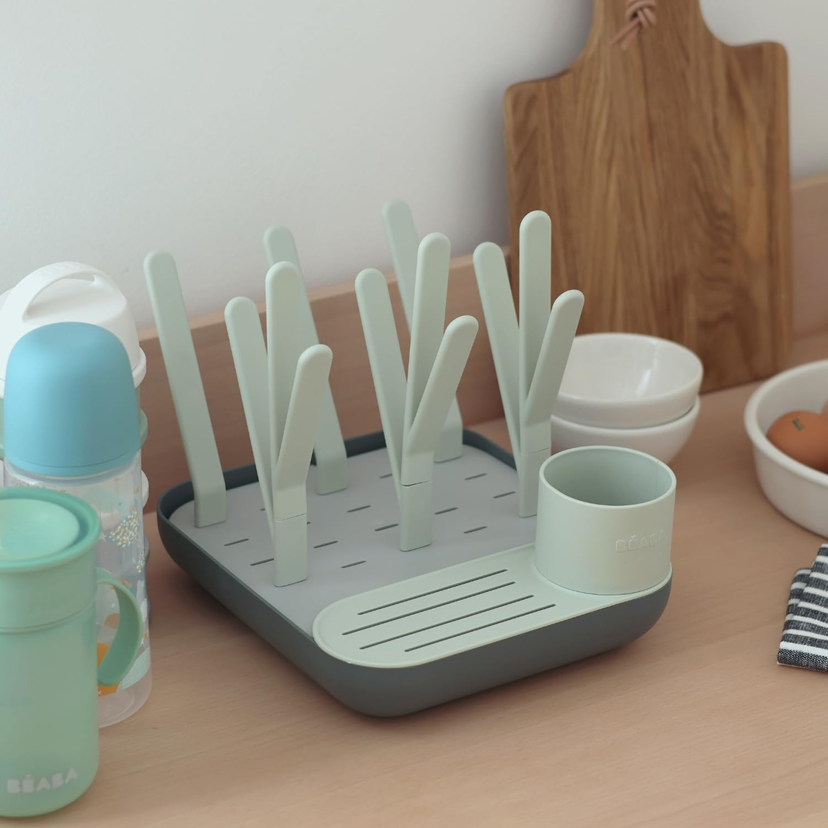 BEABA bottle and accessories drying rack