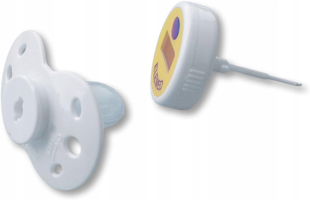 ELEMED Ciuccio Temp MP200 siliconen fopspeen met digitale thermometer