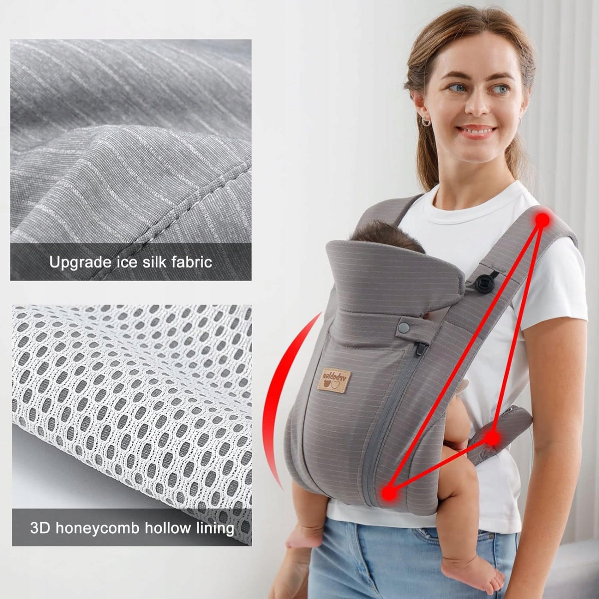 VRBABIES soft baby carrier