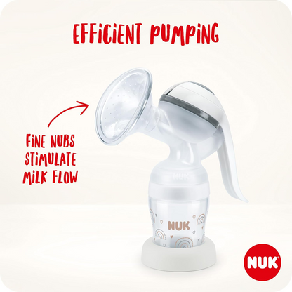 NUK kézi mellszívó + Perfect Match 150 ml cumisüveg szett