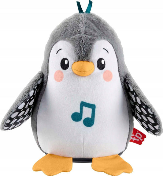 FISHER-PRICE HNC10 zenélő billegő pingvin, 21 cm