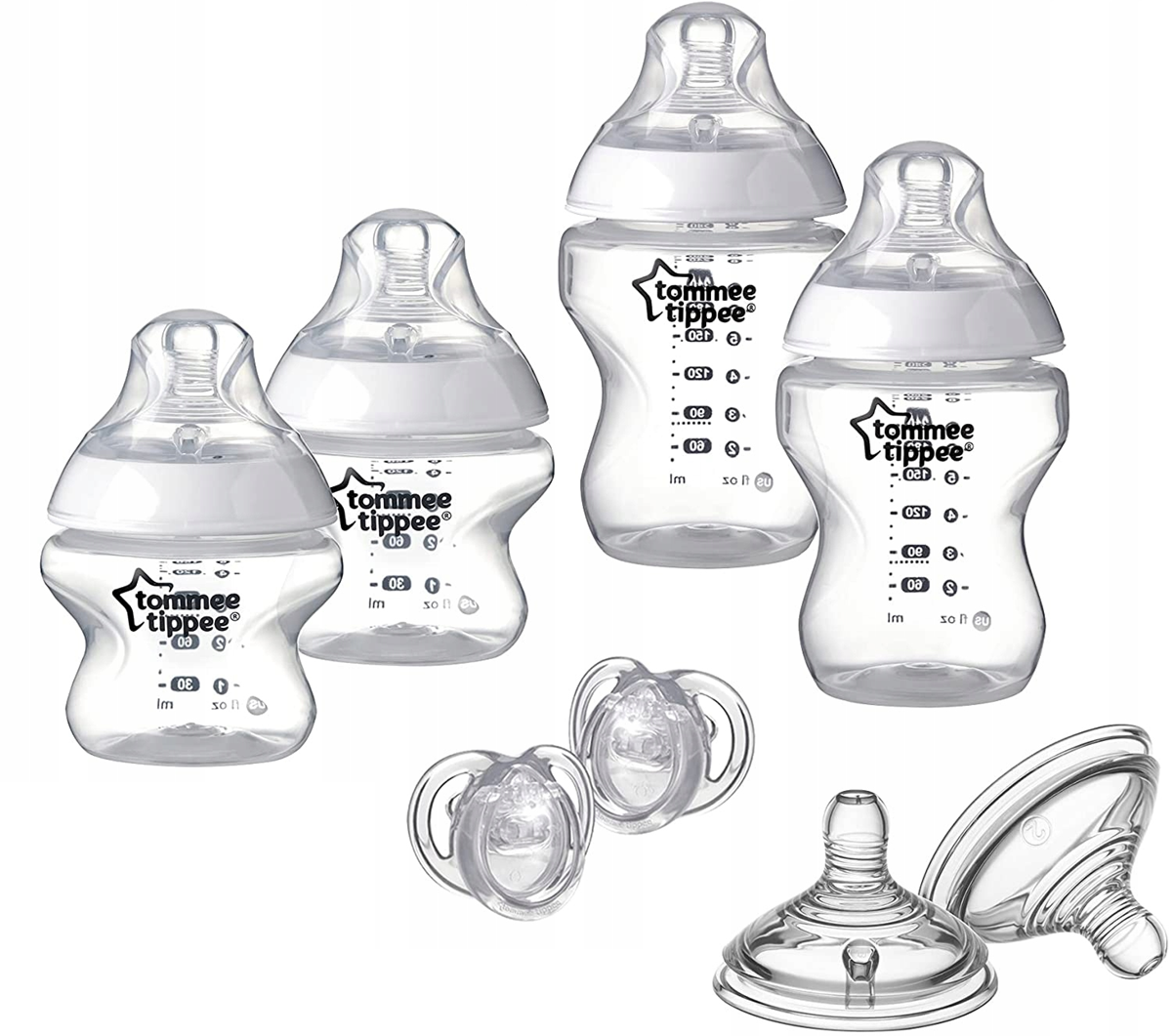 TOMMEE TIPPEE set de démarrage biberons, tétines 8 pièces