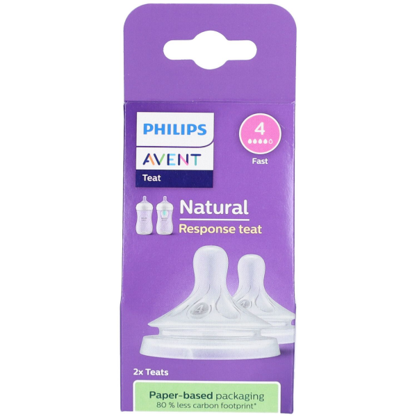 Philips Avent Natural Response smoczki Flow 4 3m+ x2 — zdjęcie 3