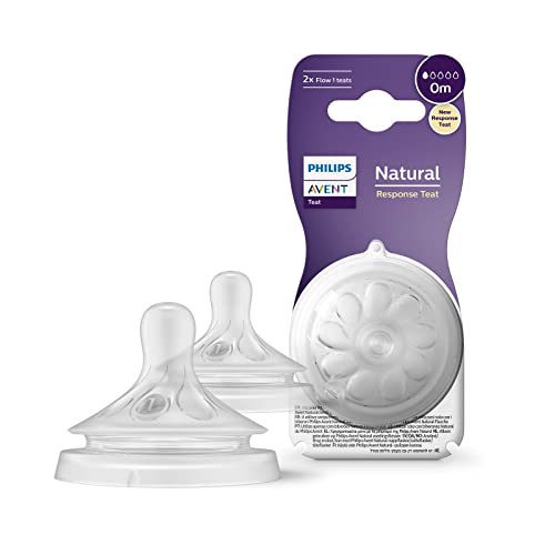 Philips Avent Natural Response smoczki Flow 1 0m+ x2