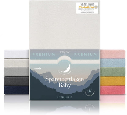 LALENI fitted sheet for stroller x2