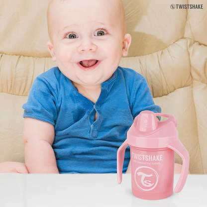 TWISTSHAKE Mini Cup kubek niekapek z ustnikiem i blenderem 230 ml 4 m+