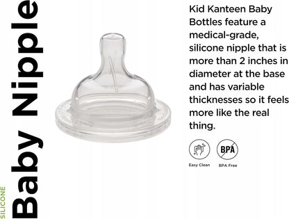 KID KANTEEN smoczki do butelek x2 średni przepływ