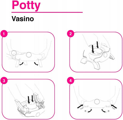 OK BABY 3-in-1 travel potty - potty, travel potty, toilet seat reducer