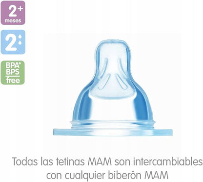 MAM cumisüveg cumi, 2 db 2 hónap+