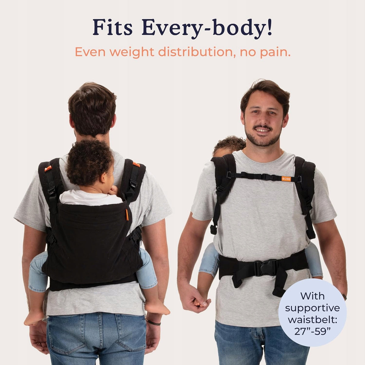 BECO TODDLER nosidełko klamrowe 9-27kg / 18-48msc