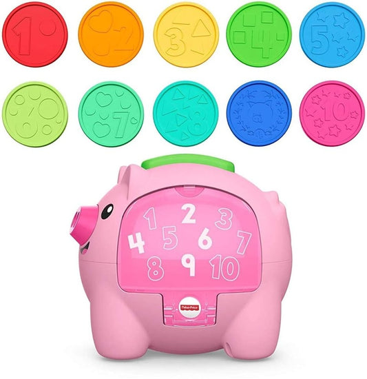 FISHER-PRICE interaktywna świnka skarbonka ruch i dźwięki  J. ANGIELSKI