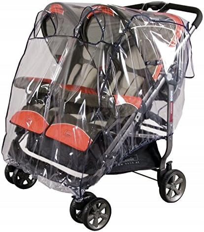 SUNNYBABY folia przeciwdeszczowa do wózków bliźniaczych na wózek bliźniaczy, używany stan dobry