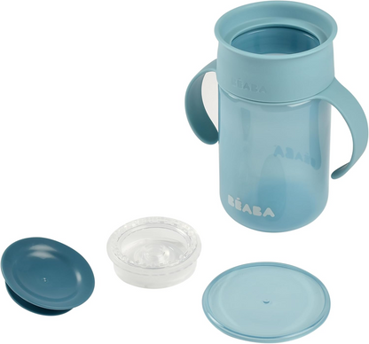 BEABA Tanulópohár 360° cseppmentes pohár 340 ml 12 hónap+