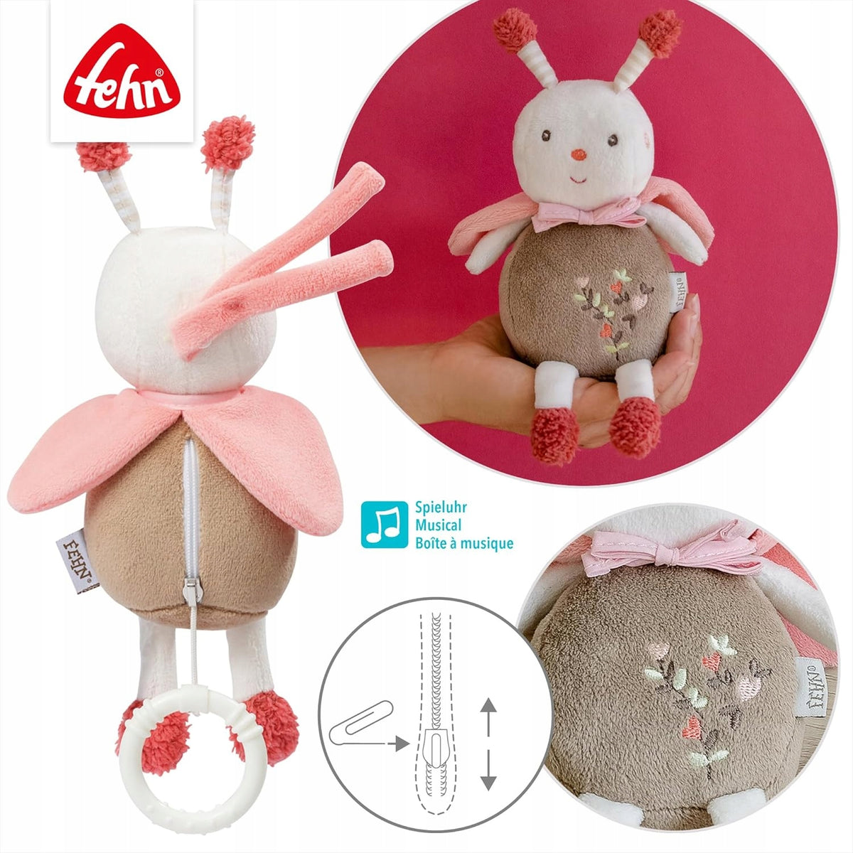 FEHN Garden Dreams bijenhanger met muziekdoosje