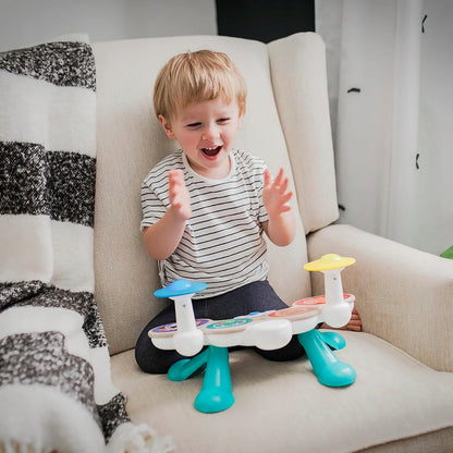 HAPE Baby Einstein tobă din lemn cu atingere pentru copii