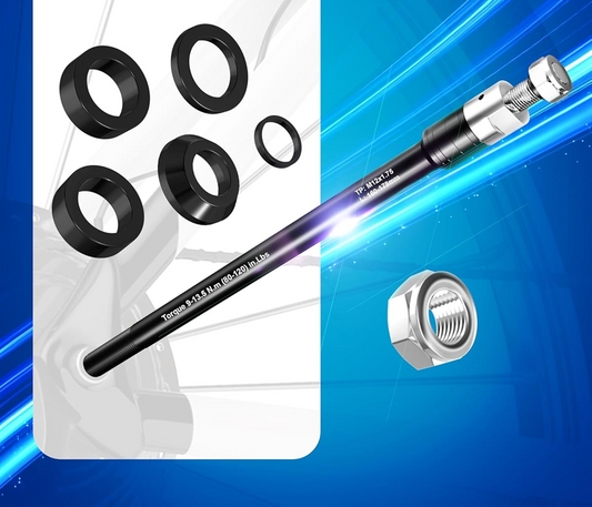THULE AXLE Steckachse für Fahrradanhänger THULE CROOZER QERIDOO 160-178 mm M12x1.0