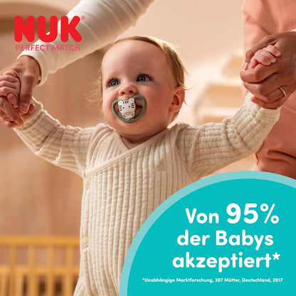 NUK Perfect Match Air Night smoczek uspokajający 0-6m x2