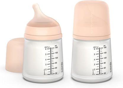 SUAVINEX ZERO ZERO 180ml x2 palack Állítható Áramlás (A) O