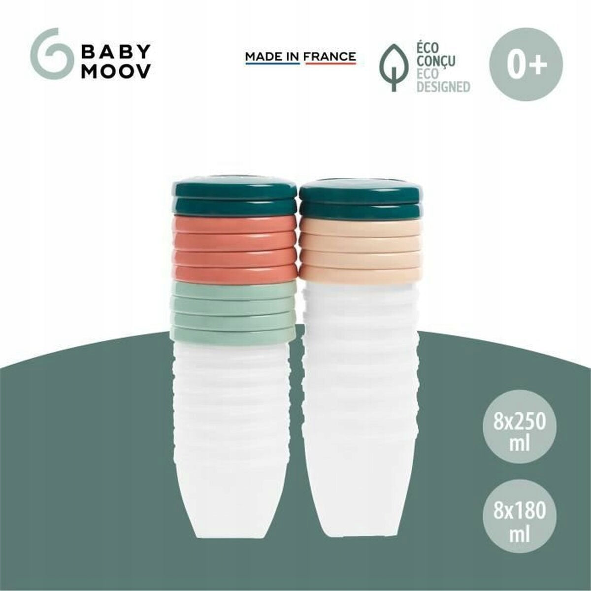 BABYMOOV Babybols BOLURI recipiente 16 elemente