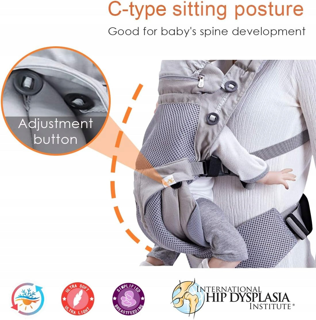 SONARIN porte-bébé ergonomique pour nourrissons