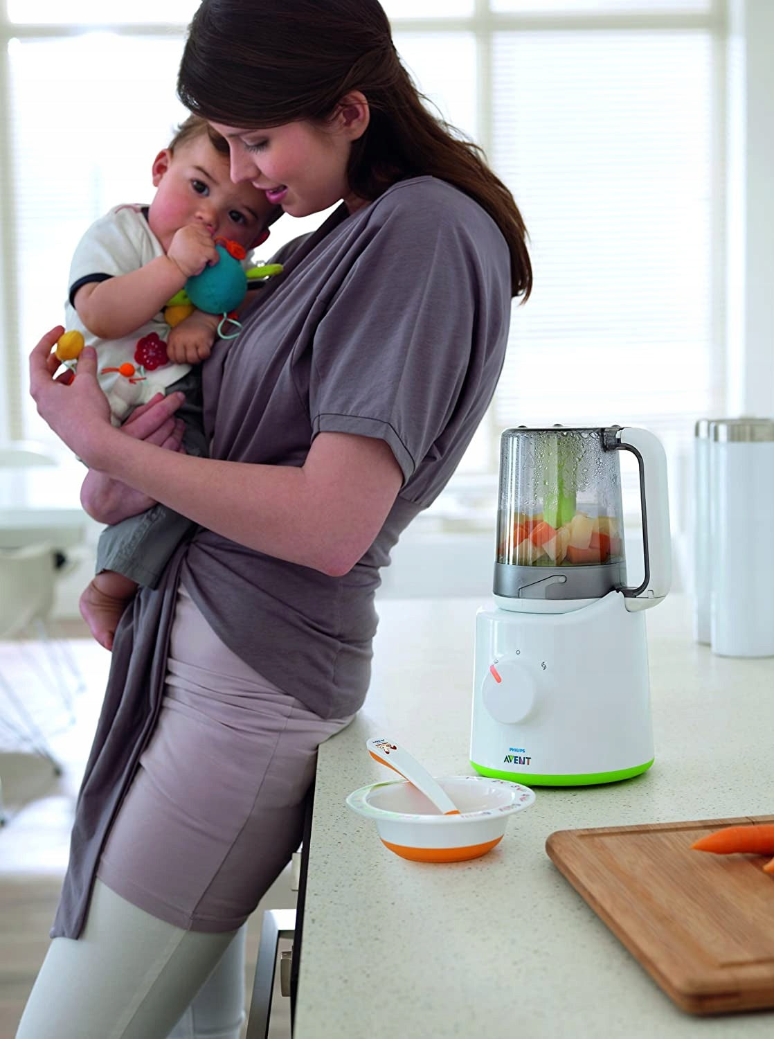 PHILIPS AVENT SCF870/20 2 în 1 aburitor blender 800 ml
