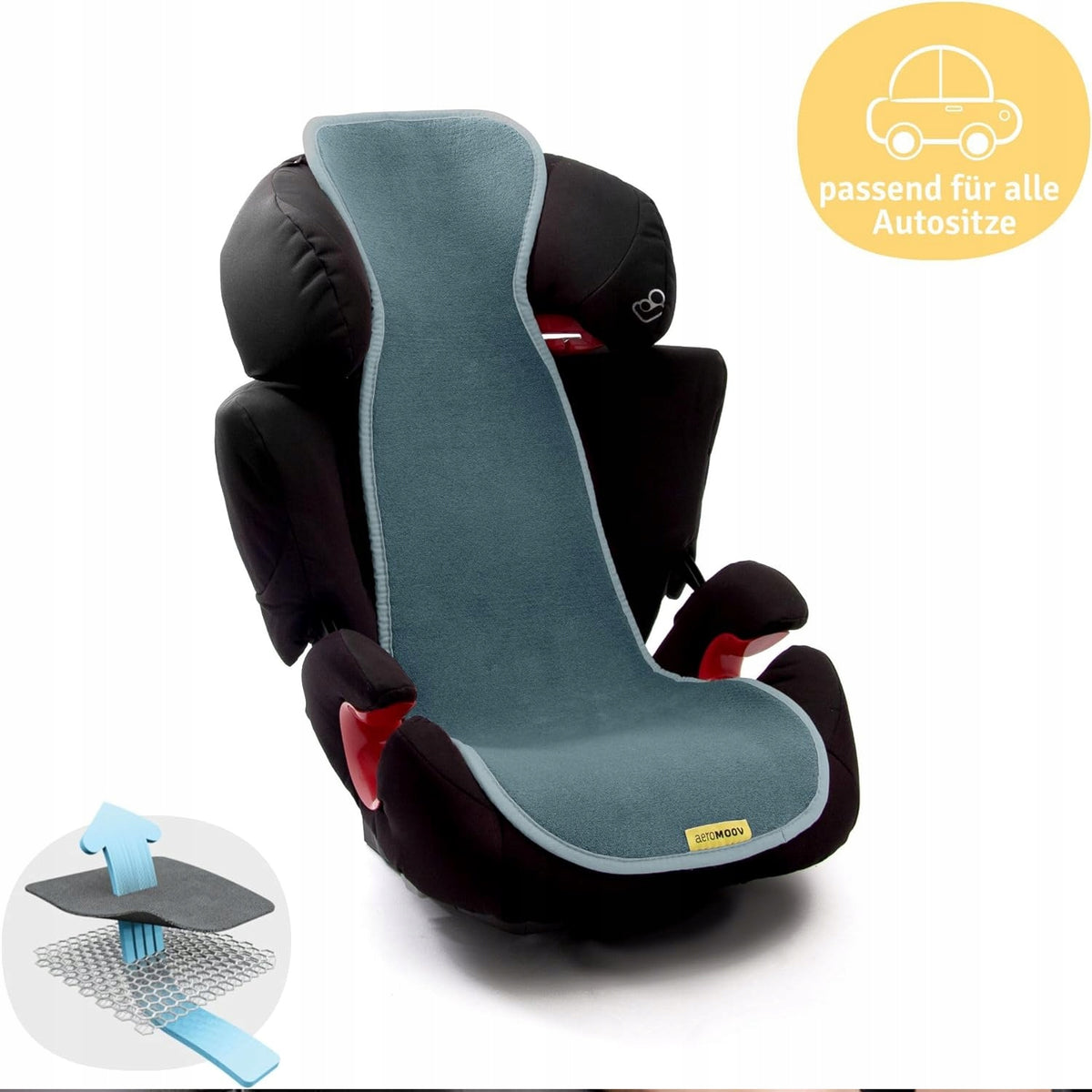 AEROMOOV strat de aer INSERT ANTI-TRANSPIRAȚIE pentru scaun auto gr2/3