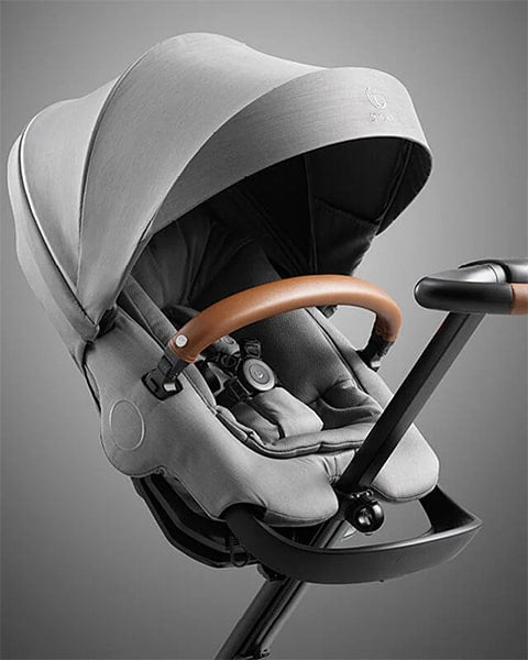 STOKKE Xplory X wózek spacerowy PREMIUM UPF50+ do22kg akcesoria – GOLDEN YELLOW – zdjęcie 6