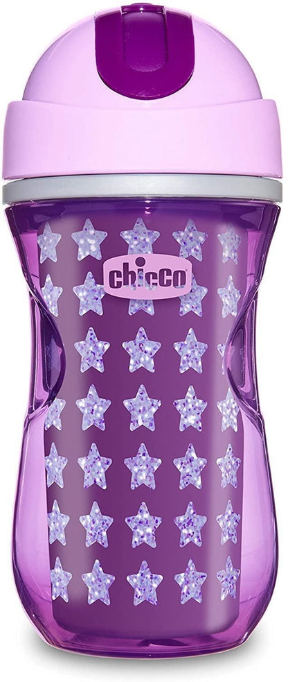 CHICCO Sport Cup kubek niekapek ze słomką 300 ml 14 m+