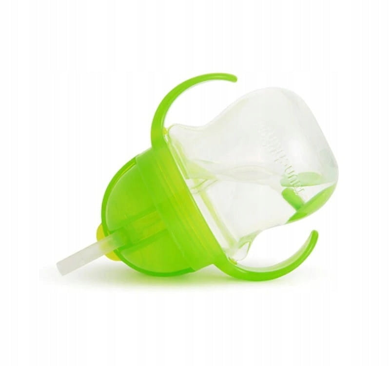 MUNCHKIN Tip&Sip tasse anti-fuite 6m+ 207ml paille lestée