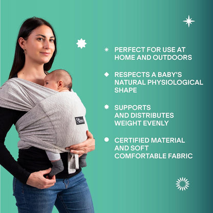 KOALA BABYCARE eșarfă pentru purtat copilul 2 în 1