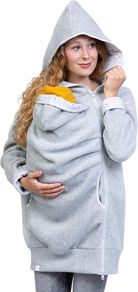VIVA LA MAMA Fleecebluse til mor og barn til bæresele XL