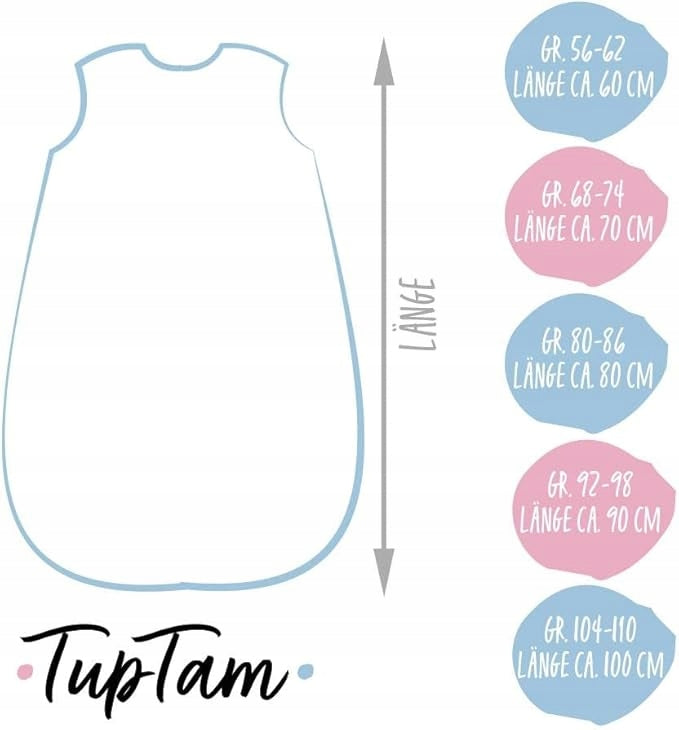 TUPTAM gigoteuse toute saison 2,5 TOG taille 68-74