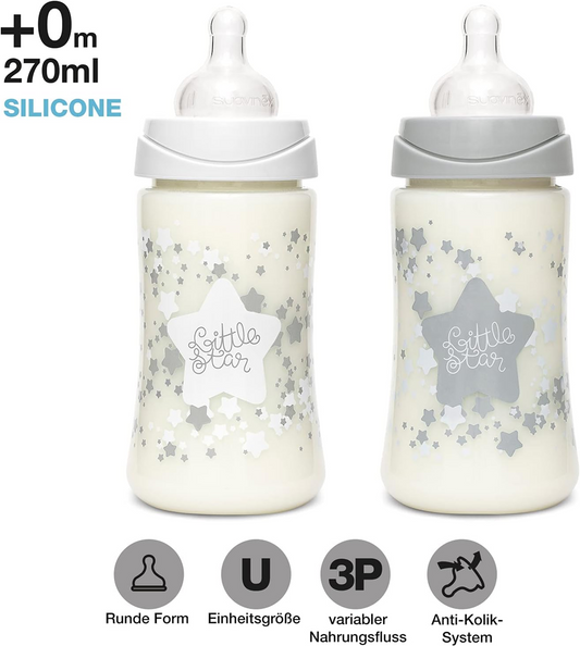 SUAVINEX My First Set kezdő cumisüveg szett + cumi 5db 0 hónap+