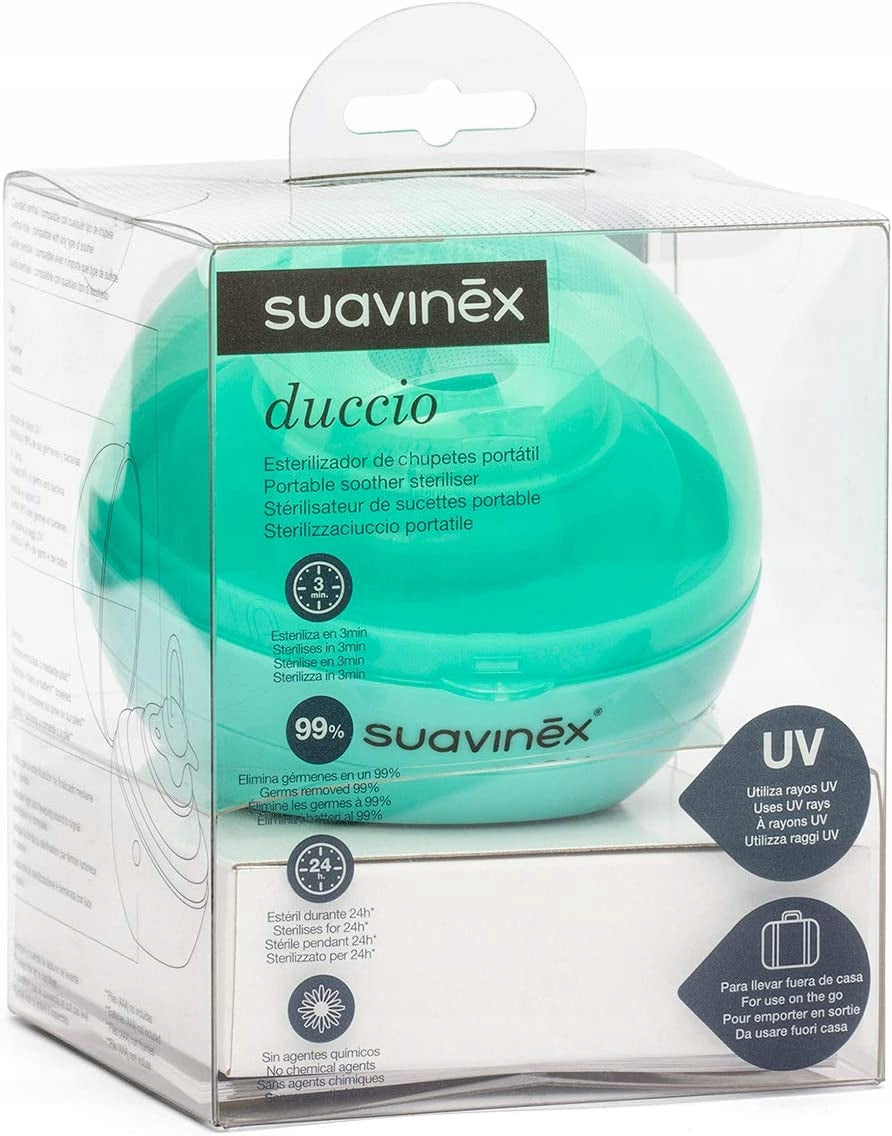 SUAVINEX Duccio UV-STERILISATOR voor fopspenen 9 cm