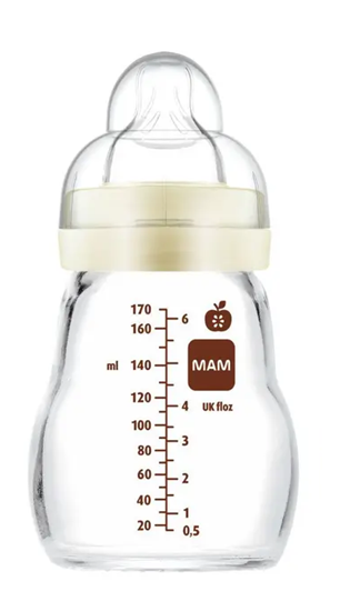 MAM Feel Good üveg cumisüveg 170 ml 0 hónap+ cumi 1