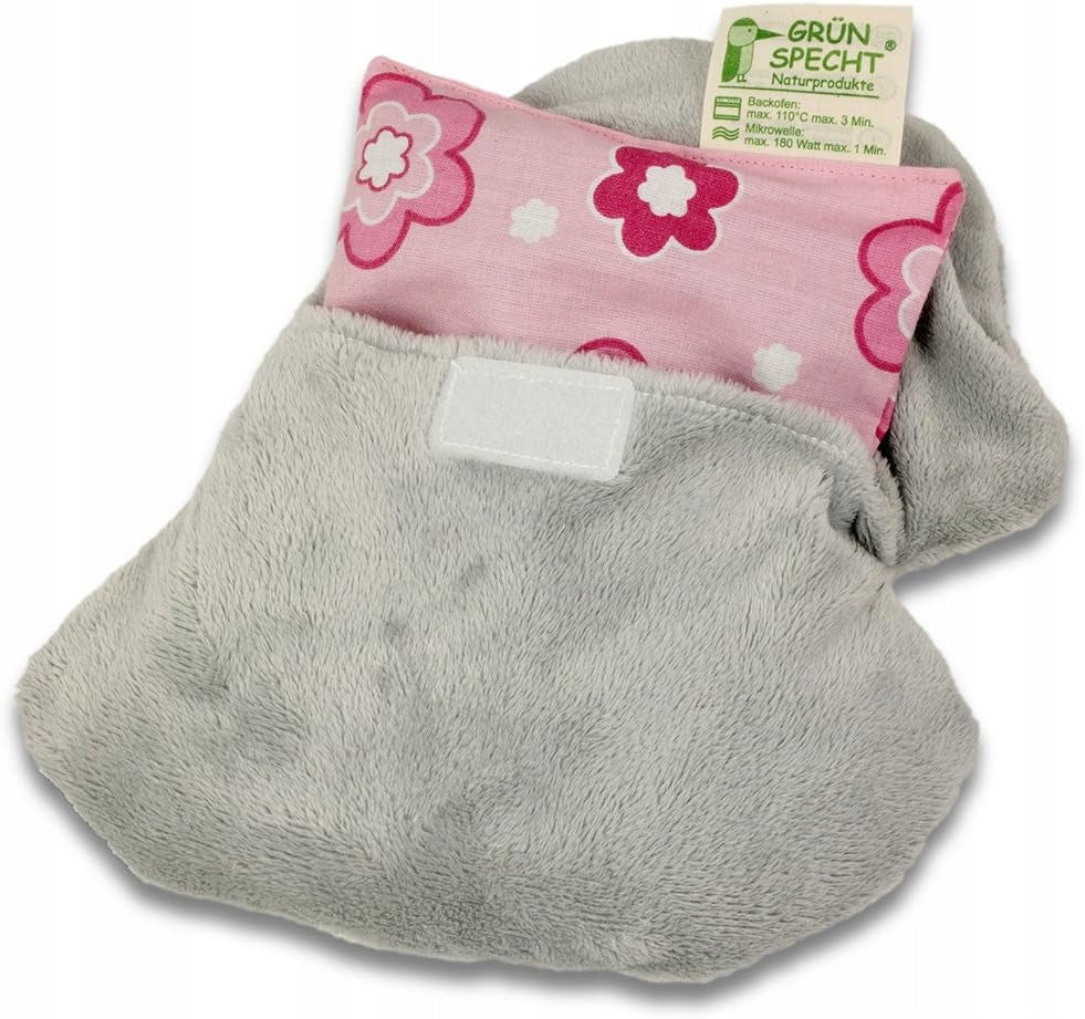 GRUNSPECHT éléphant BOUILLOTTE avec noyaux de raisin 22x18cm