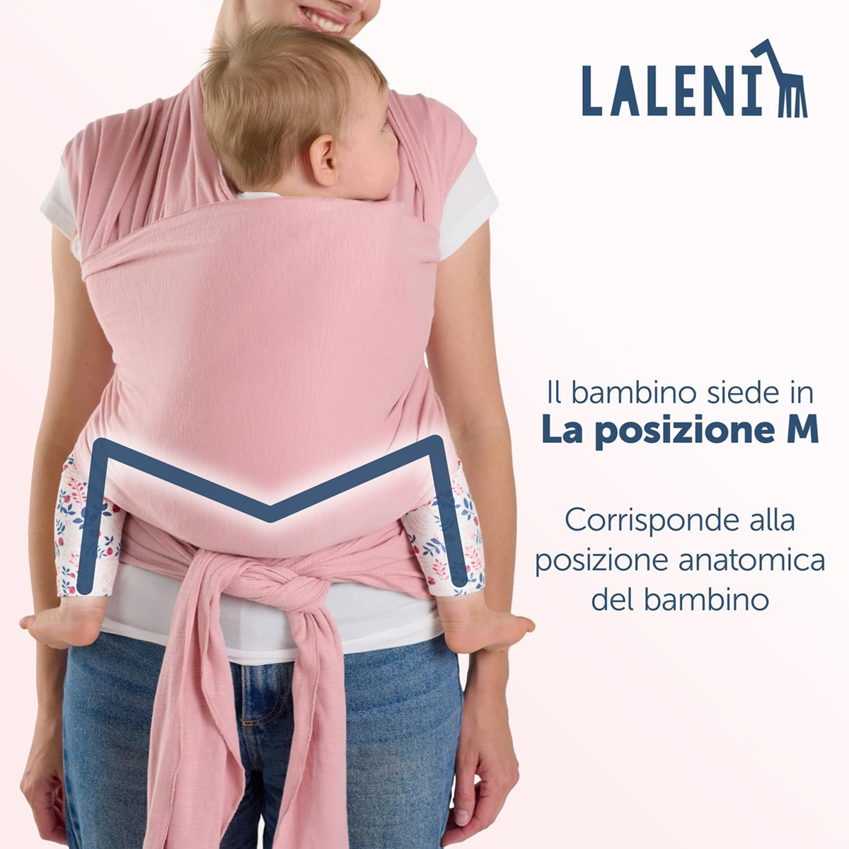 LALENI rugalmas babahordozó kendő 15 kg-ig