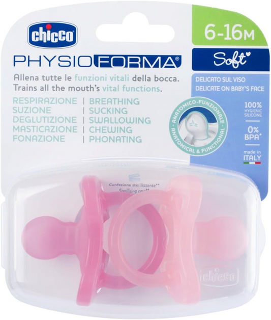 CHICCO PhysioForma SOFT sucette x2 6-16m